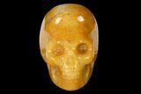 2" Polished Yellow Aventurine Skulls  - Photo 2